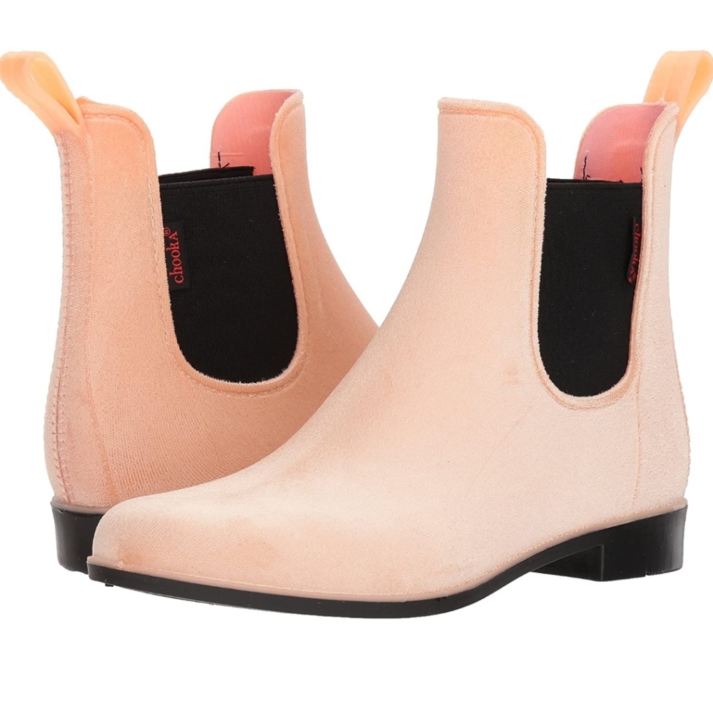 Chooka Blush Vivien Chelsea Rain Boots
